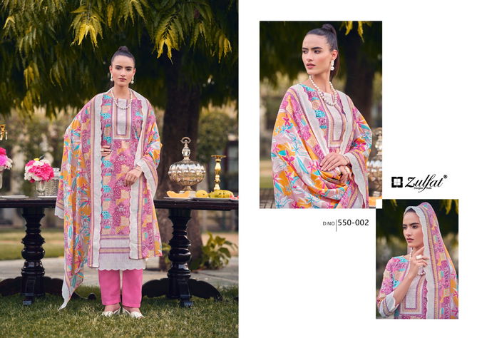 Hakoba 550 By Zulfat Summer Special Printed Cotton Dress Material Wholesale Price In Surat
